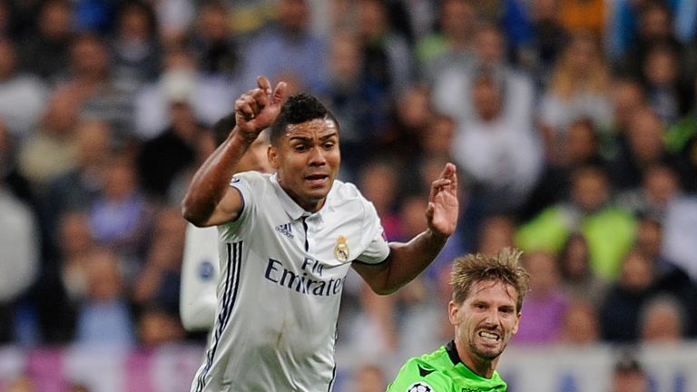 Real Madrid Casemiro has suffered a broken leg