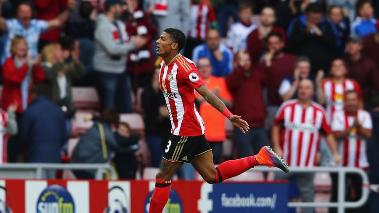 Patrick van Aanholt celebrates his late equaliser against West Brom