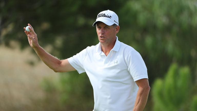 Anders Hansen reeled off three straight birdies, but he could only par the last 12 holes