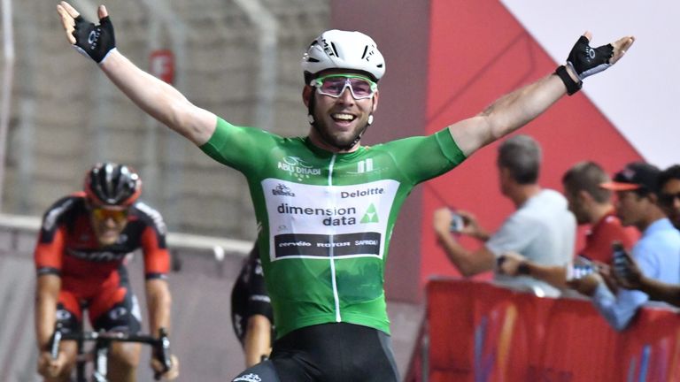 Cavendish sprinted to victory at the Yas Marina Circuit