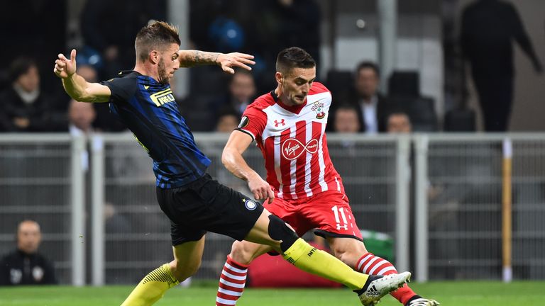 Southampton were narrowly beaten by Inter Milan in the Europa League in midweek