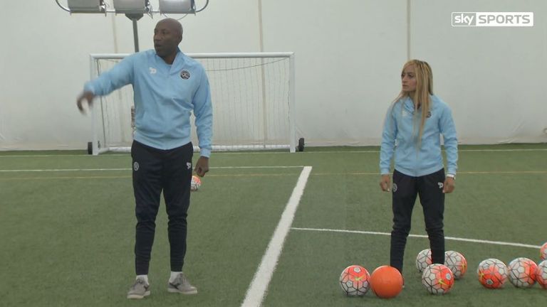 Manisha Tailor (right) is a foundation phase coach at QPR