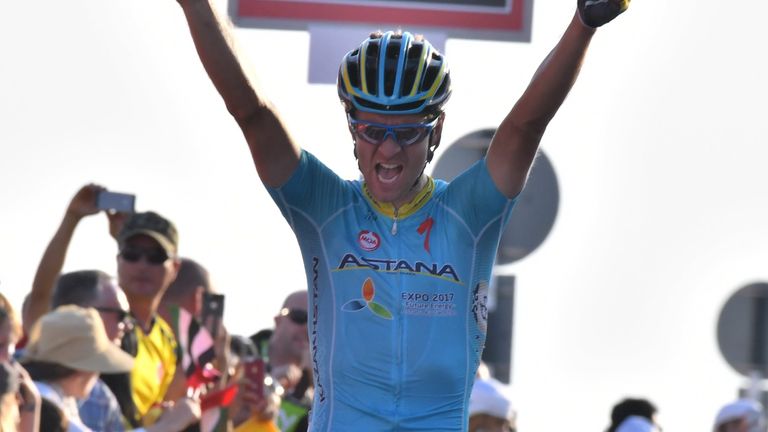 Tanel Kangert climbed to victory on stage three