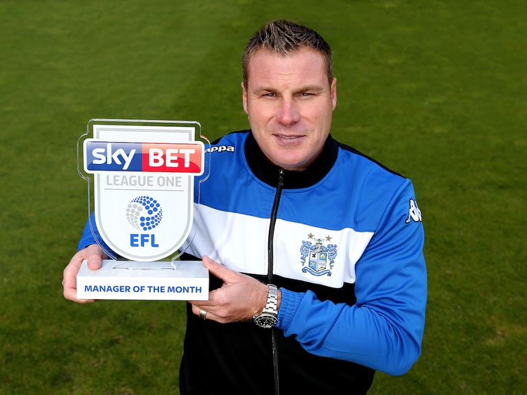 David Flitcroft: Wins the League One award 