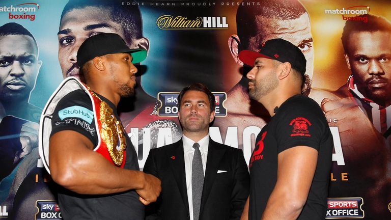 Anthony Joshua will face Eric Molina in Manchester on December 10
