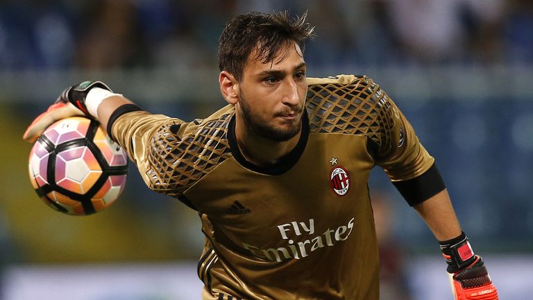 Donnarumma has made 53 appearances for Milan at the age of just 17