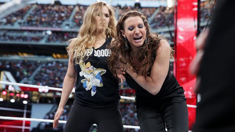 Rousey tangled with Stephanie McMahon at WrestleMania 31