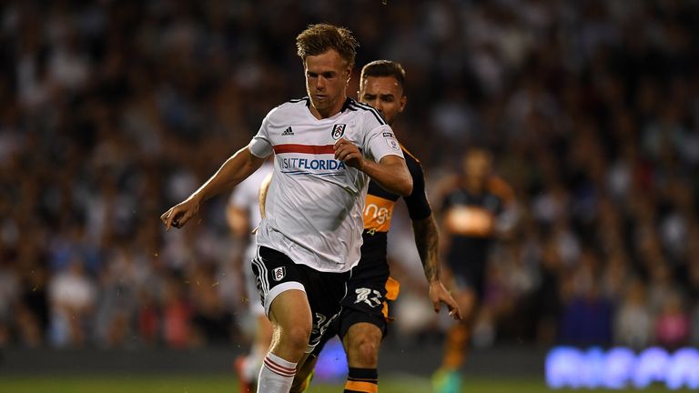 Tomas Kalas of Fulham in action