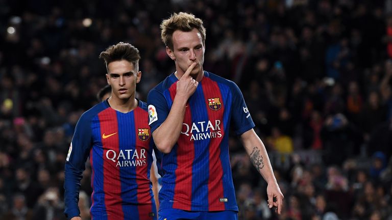 Ivan Rakitic was left out of the Barcelona squad for Sunday's match at Villarreal