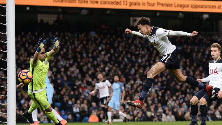 Dele Alli has scored 13 goals for Tottenham, and one for England, this season