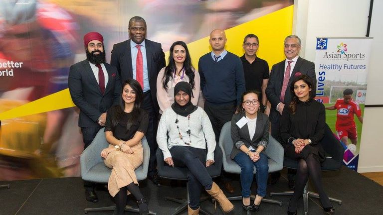 Sky Sports News HQ reporter Dharmesh Sheth chaired Asians in Sport debate (pic: Punjab 2000)