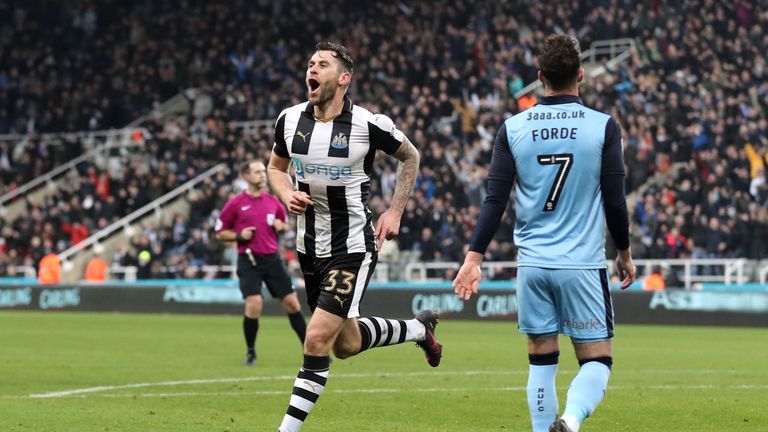 Murphy has scored three goals in three games for Newcastle