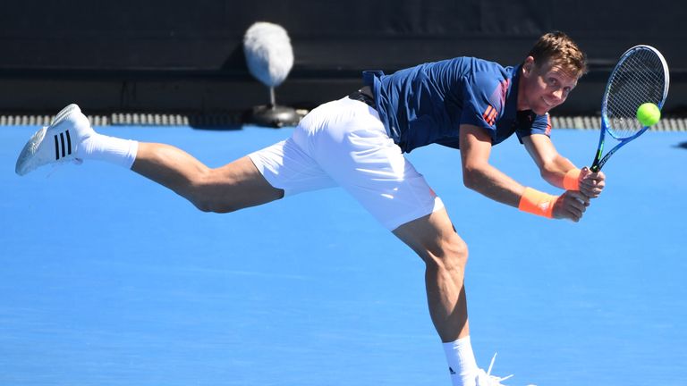 Tomas Berdych will meet 17th seed Federer in round three