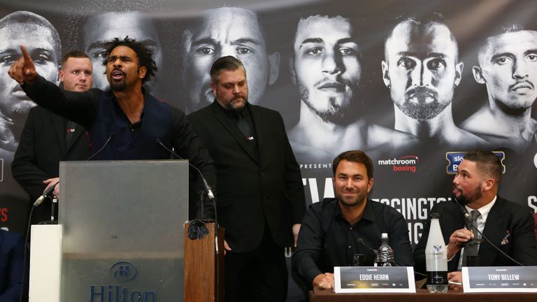 David Haye and Tony Bellew went to war, outside the ring