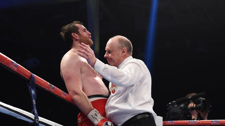 The Liverpudlian was halted in the seventh round at Olympia in London
