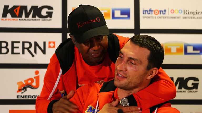 Trainer Emanuel Steward helped Klitschko rebuild his style after two defeats in quick succession