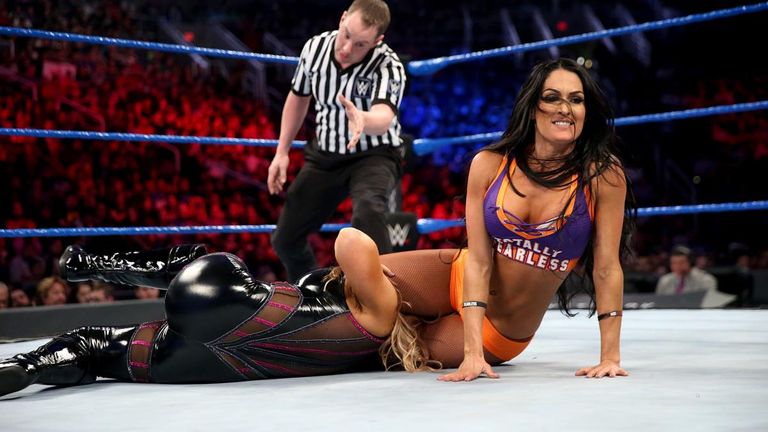 Bella wrestled Natalya at Elimination Chamber on Sunday night