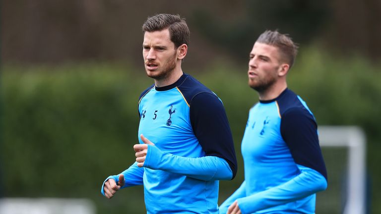 Vertonghen has formed a formidable partnership in defence with Toby Alderweireld (right)