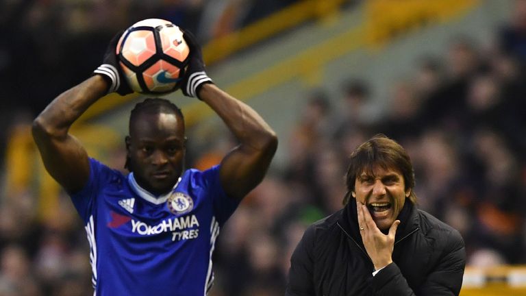  Moses has shown his gratitude to Antonio Conte for giving him a chance to impress at Chelsea