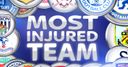 The most injured team is...