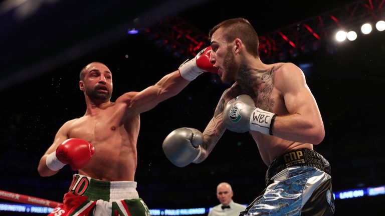 Eggington halted Paulie Malignaggi at The O2 in March