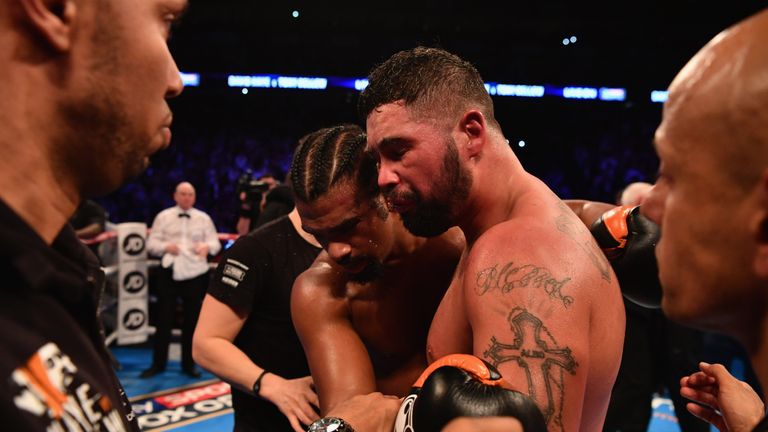 Haye and Bellew are recovering from injuries they suffered in the fight