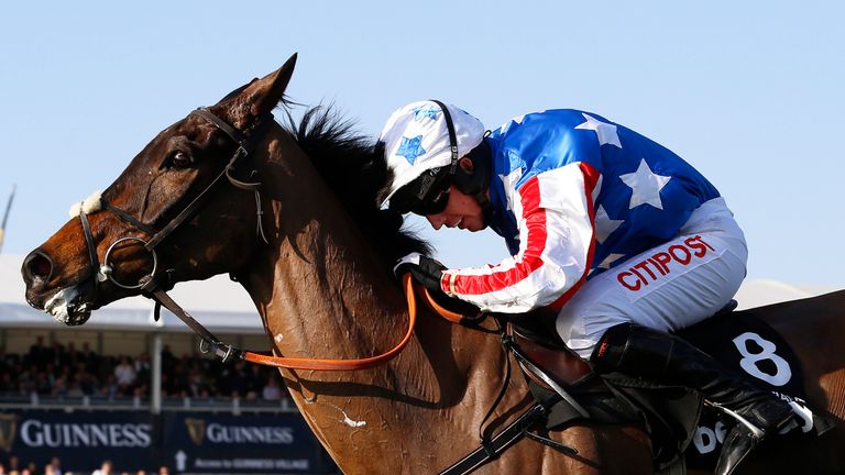 Special Tiara gets away from the last fence on his way to Champion Chase glory