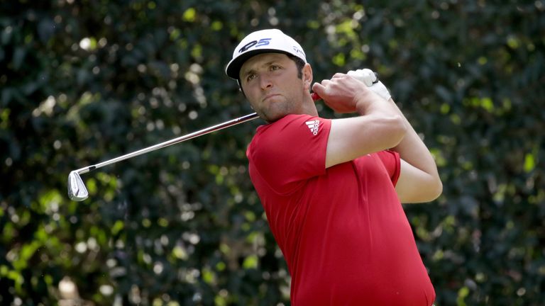 Jon Rahm was tied for the lead until making untimely mistakes at 16 and 17