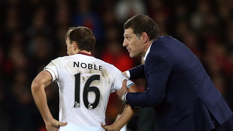 Bilic also confirmed the club will be without skipper Mark Noble for two games through suspension