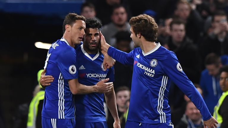 Diego Costa (centre) and Nemanja Matic (left) will not travel to the Far East