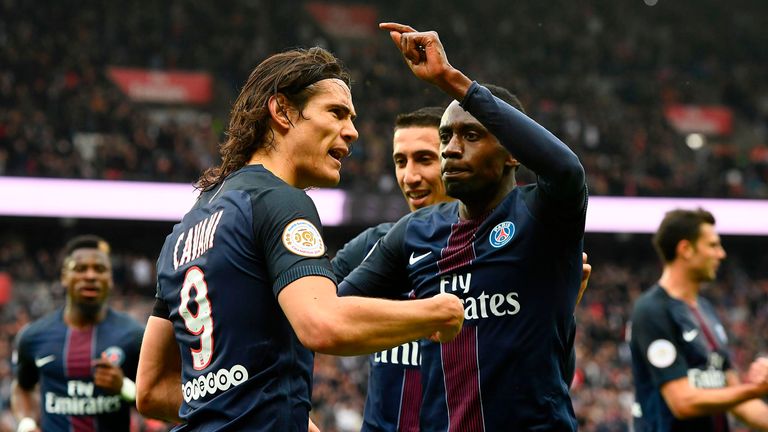 Blaise Matuidi (right) has had a medical at Juventus