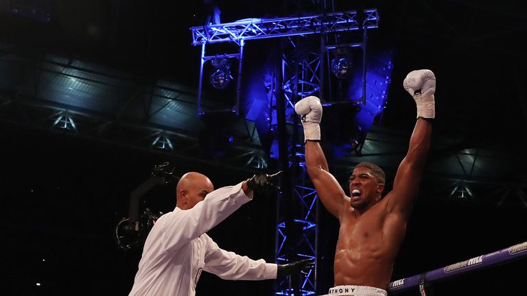 Joshua extended his unbeaten record