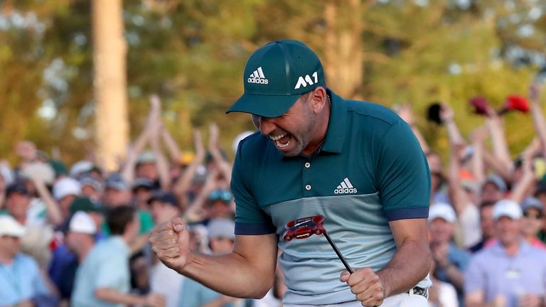 Garcia birdied the first extra hole at Augusta to beat Justin Rose