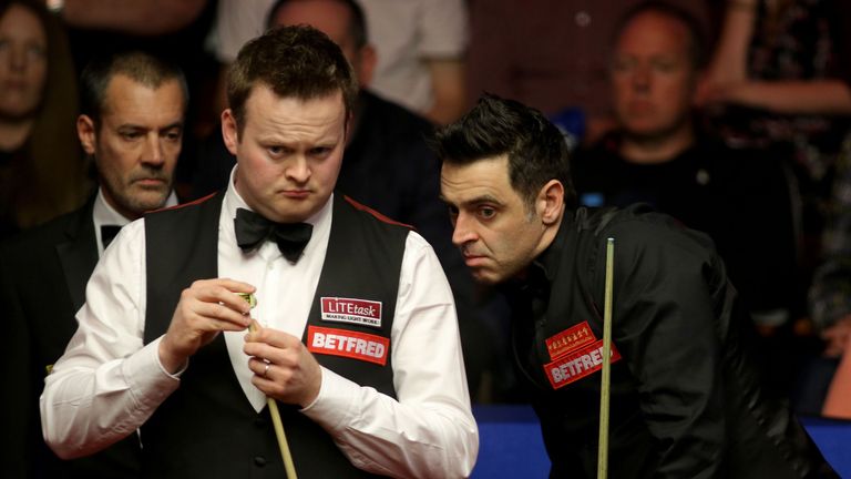 Shaun Murphy praised Ronnie O'Sullivan after the pair clashed in the final