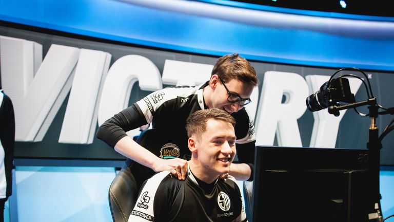 TSM's Danish duo Soren "Bjergsen" Bjerg and Dennis "Svenskeren" Johnsen will be looking to pick up another North American LCS title (credit LoLesports)