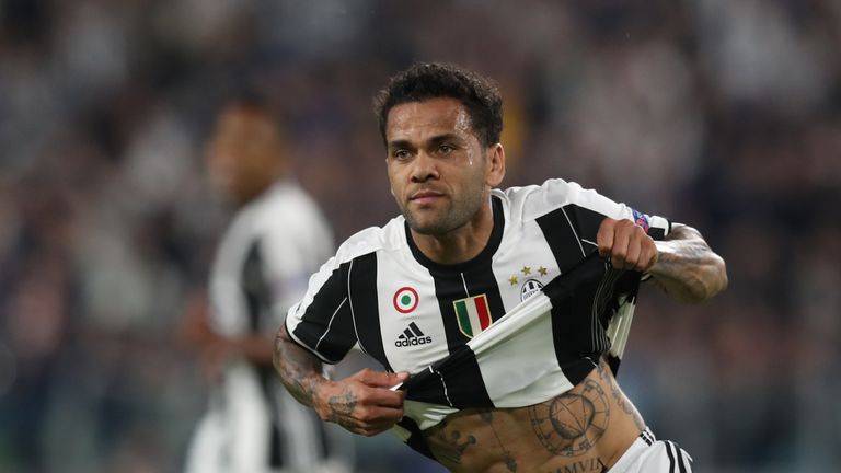 Dani Alves' brilliant volley helped Juventus to the Champions League final