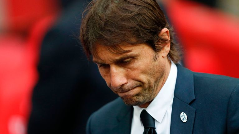  Antonio Conte missed the chance of winning a double