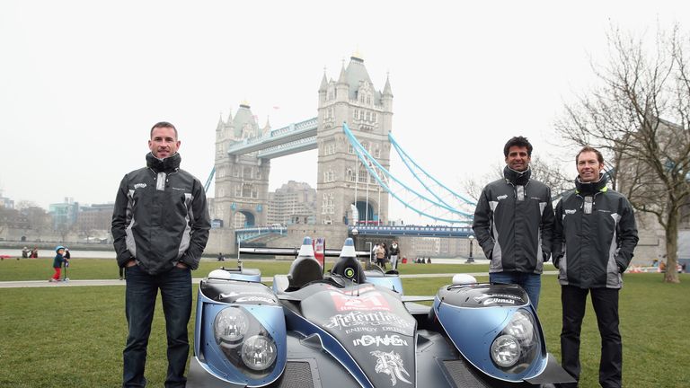 Watts on a London photo call ahead of the 2013 FIA World Endurance Championship