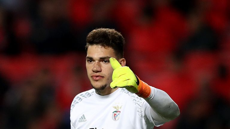 Manchester City signed Benfica goalkeeper Ederson for &#163;34.9m this month