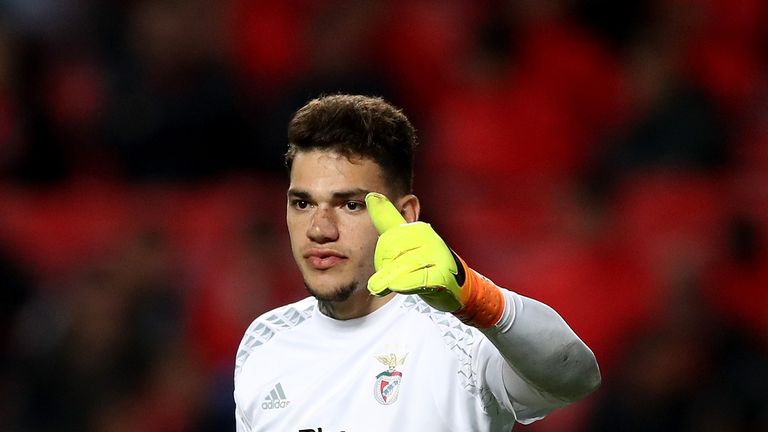 Manchester City signed Benfica goalkeeper Ederson for £34.9m this month