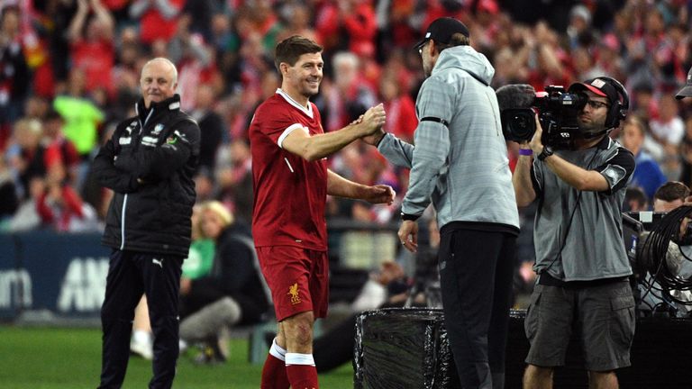 Gerrard has urged the club's youngsters to make the most of working under current Reds boss Jurgen Klopp