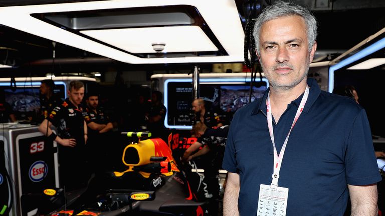 Mourinho was a guest at this weekend's Monaco Grand Prix 
