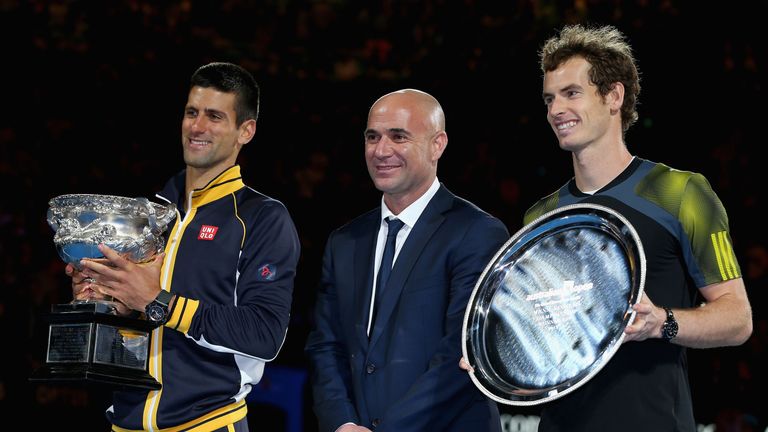 Andy Murray admitted he was surprised by Novak Djokovic's appointment of Andre Agassi as coach for the French Open