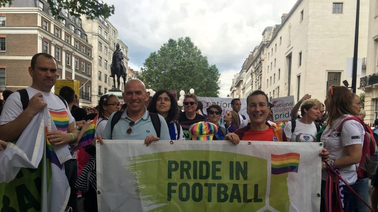 Pride in Football are helping LGBT fans at clubs around the country set up their own supporter groups