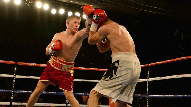 The 31-year-old is working towards a British title fight