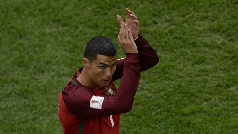 Portugal forward Cristiano Ronaldo scored a penalty in the 4-0 win over New Zealand