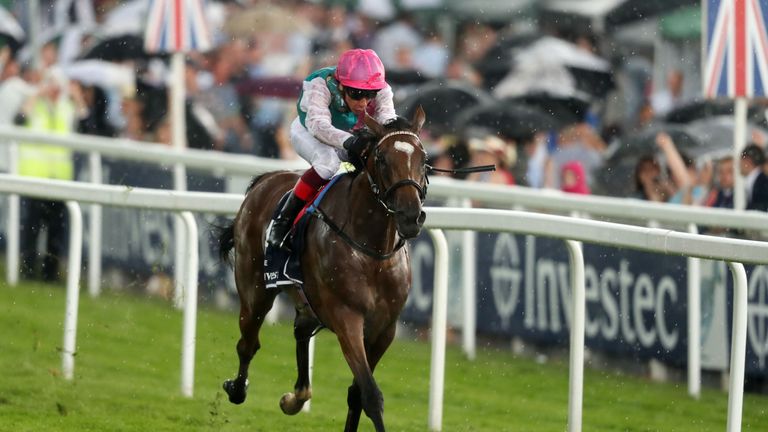 Enable and Frankie Dettori win the Irish Oaks