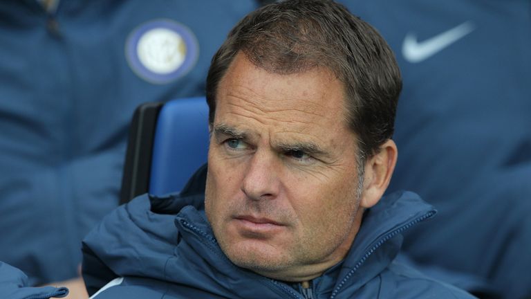 Frank de Boer lasted just 85 days at Inter