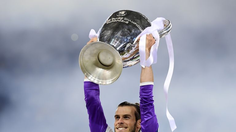 Gareth Bale has won three Champions League titles