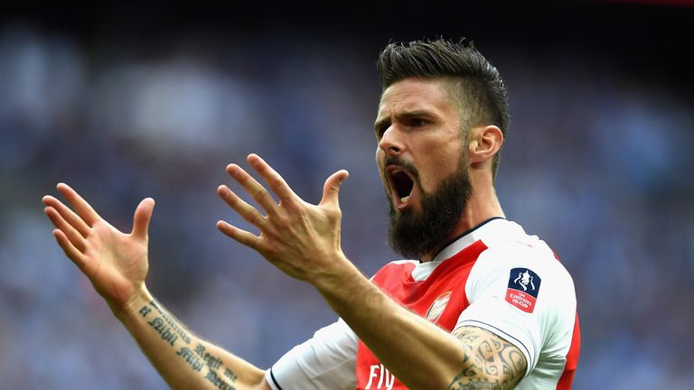 Olivier Giroud found his game time limited at Arsenal last season